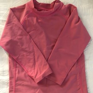 Toddler girls SPF rash guard